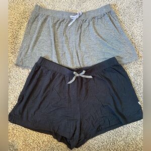Comfortable lounge shorts bundle grey and black